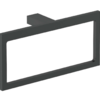 CORINTO Series Black Rim Towel Rack